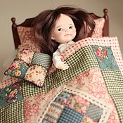 Комплект для кукольной кроватки Сиреневые сны (42 см)
