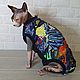 Одежда для кошек "Боди хлопок в ассортименте". Одежда для питомцев. Happy-Sphynx. Интернет-магазин Ярмарка Мастеров.  Фото №2