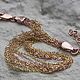 Gold-plated chain ' Rolo 2 colors 10 threads', Chain bracelet, Vladimir,  Фото №1