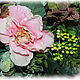 Pink rose Interior arrangement. Composition. Skaskilesa. My Livemaster. Фото №5
