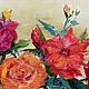 Заказать Pintura al óleo 'Ramo de rosas' Enmarcado. Paint with Love (lotmarket). Ярмарка Мастеров. . Pictures Фото №3