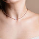 Order Choker necklace 'Lavender amethyst'. svetlana-art08. Livemaster. . Necklace Фото №3