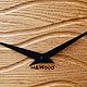 Order Wall clock made of wood. Mitkin_workshop. Livemaster. . Watch Фото №3