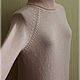 Вязаное платье "Розовый кварц" с кашемиром. Платья. FAVORITE KNITWEAR (Наталья). Интернет-магазин Ярмарка Мастеров.  Фото №2