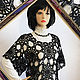 tunic: Tunic Black Queen of Spades. Tunics. Knitted things. Online shopping on My Livemaster.  Фото №2