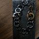 Bracelet silver bronze. Large chain bracelet. Chain bracelet. Natali Batalova. My Livemaster. Фото №5