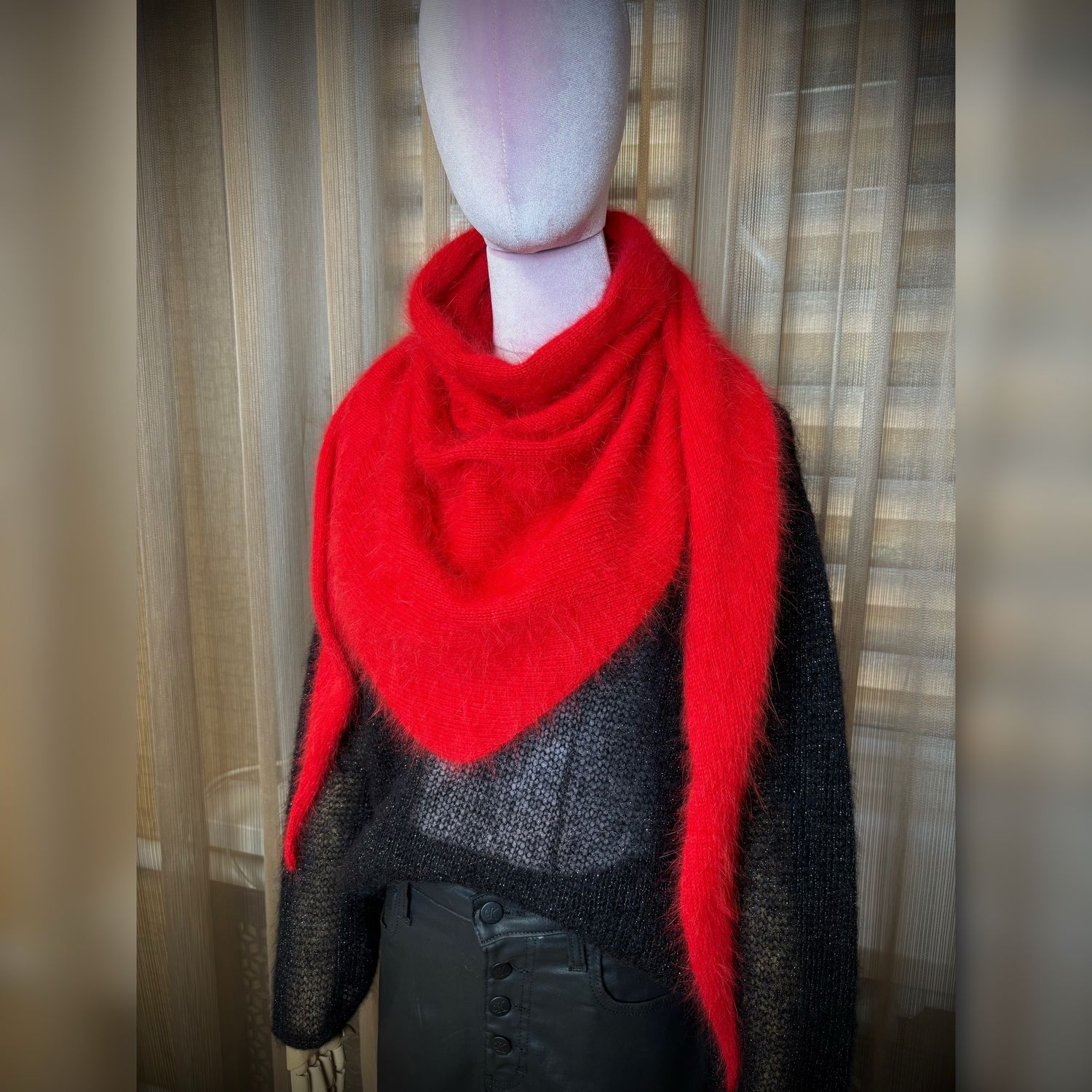 Косынка бактус платок Ангоровая на заказ в интернет-магазине Ярмарка Мастеров по цене 2707 ₽ – VHMQDRU | Косынки, Евпатория - доставка по России