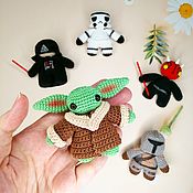 Куклы и игрушки ручной работы. Ярмарка Мастеров - ручная работа Amigurumi La Guerra De Las Galaxias. Handmade.