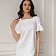 Linen dress 'Lady like' white, dress with lace made of linen. Dresses. mozaika-rus. My Livemaster. Фото №6
