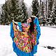 Gypsy costume 'rainbow' with a blue frill, Suits, Moscow,  Фото №1