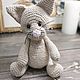 Котик в корзинке. Амигуруми куклы и игрушки. Chu.katrin. Ярмарка Мастеров.  Фото №5