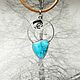 Order  ' And trees grow on the stones' pendant with turquoise. Interslesar  Dmitry Kosoplechev. Livemaster. . Pendant Фото №3