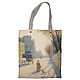 Shopper bag to buy in Moscow with author's prints And. Ulumbekova. Shopper. ulumbekov (ulumbekov). Online shopping on My Livemaster.  Фото №2