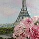 Oil painting Dear, I'm waiting for you in Paris!. Pictures. sharaeva-elena. My Livemaster. Фото №6