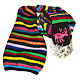 Шапка-шарф “Полосатый гном” (03-31)
Hat-Scarf “Stripy gnome” (03-31)
На конце шарфа особенно отчетливо различим кармашек с оленем (видимо это друг гнома).