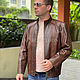 Men's jacket made of genuine Python leather, Mens outerwear, Moscow,  Фото №1