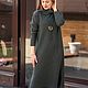 Vestidos: vestido de punto oscuro ajenjo superwach mezcla de lana, Dresses, Sarapul,  Фото №1
