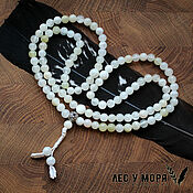 Фен-шуй и эзотерика handmade. Livemaster - original item Buddhist rosary made of onyx and moonstone, 108 beads. Handmade.