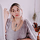 Silk and merino dress. Nuno-felted, Dresses, Kemerovo,  Фото №1