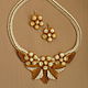 Conjunto (collar, aretes) 'Ramo' con selenitom, Jewelry Sets, St. Petersburg,  Фото №1