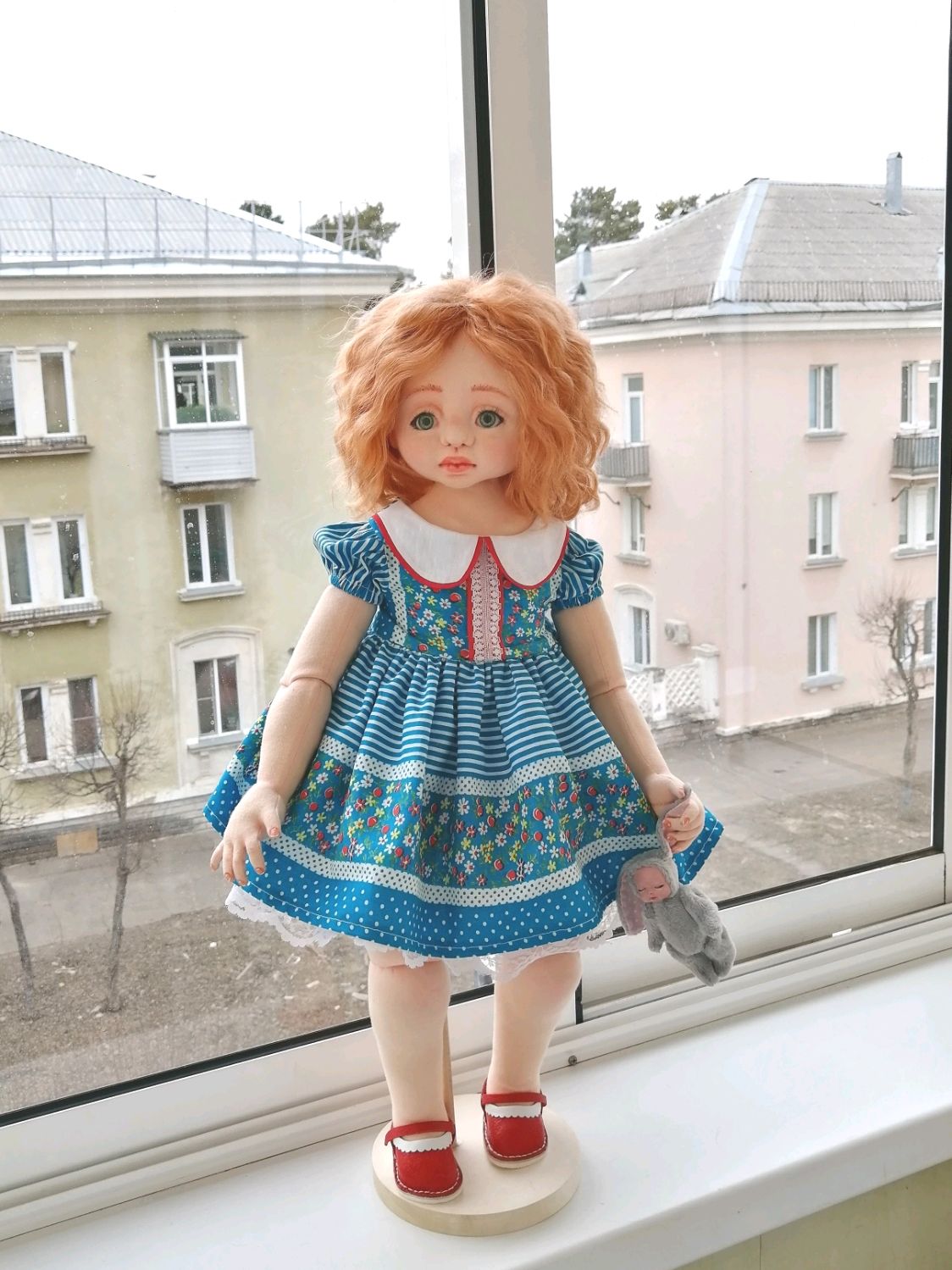 Алиночка. Большая кукла в интернет-магазине Ярмарка Мастеров по цене ...