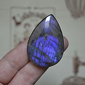 Материалы для творчества handmade. Livemaster - original item Labradorite, cabochon 47 X 32 X 7.5. Handmade.