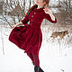  Вишневое. Платья. Elven Forest. Ярмарка Мастеров.  Фото №5