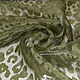 Органза оливковая с рисунком "леопард" Версаче. Ткани. Ткани от  МОДНЫХ ВМЕСТЕ. Ярмарка Мастеров.  Фото №5