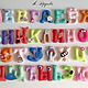 Cognitive alphabet made of felt-2. Stuffed Toys. Drugova Anastasiya. Интернет-магазин Ярмарка Мастеров.  Фото №2