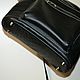 Order Women's bag 'Orpheus' genuine leather black color. J.P.-Handmade Designer Bags. Livemaster. . Crossbody bag Фото №3