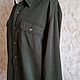 Винтаж: Продано Рубашка из хлопка 52-54 размер Wrangler. Рубашки винтажные. Vintage all size. Ярмарка Мастеров.  Фото №5