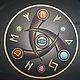 Wicca Altar Cloth Eye of Woden. Runes. Mystic of stone (Mysticofstone). Online shopping on My Livemaster.  Фото №2