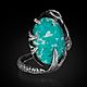 Заказать Кольцо Русалка с камнем с амазонитом. Aventure.Jewelry. Ярмарка Мастеров. . Кольца Фото №3