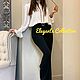 Блузка Elegante " BIANCO "в Офис и на Выход. Блузки. DesignStudio PREMIER by Helga Baltic. Интернет-магазин Ярмарка Мастеров.  Фото №2