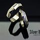 Заказать  Обручальные кольца: ГЕОМЕТРИЯ. Silver Beard. Ярмарка Мастеров. . Кольца обручальные Фото №3