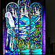 Painting with light/ stained glass painting/ stained glass window to Meet the new day. Pictures. House of the Sun (irina-bast). Online shopping on My Livemaster.  Фото №2