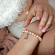 Children's pearl bracelet, Bead bracelet, Moscow,  Фото №1