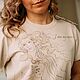 T-shirt painting Drawings on T-shirts Venus Botticelli. T-shirts. nataliadenimart. My Livemaster. Фото №5