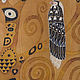 Batik on silk in Klimt frame 'Tree of Life'. Pictures. ArtBeklov. My Livemaster. Фото №4
