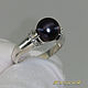 Ring 'Black pearl' silver925, pearl nat, k-ly Swarovski.video, Rings, St. Petersburg,  Фото №1