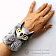 Owl bracelet / owl – transformer (3in1) – bracelet, brooch, pendant, Bead bracelet, Sochi,  Фото №1