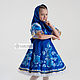 Order Children's dress ' Gzhel on blue'. SLAVYANKA. Livemaster. . Carnival costumes for children Фото №3