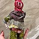 Ватная ёлочная / интерьерная игрушка БАБА ЯГА. Елочные игрушки. Ватная игрушка IrenByr - Wearefromchildhood. Ярмарка Мастеров.  Фото №4