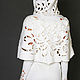 Order  Cape with hood ' Morning of the bride'. BORODULINS (BORODULINS-Russ). Livemaster. . Capes Фото №3