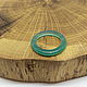 15.75 Thin ring green chalcedony 2. Rings. Selberiya shop. Online shopping on My Livemaster.  Фото №2