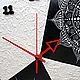 Заказать Reloj de pared negro blanco magia. Clocks for Home (Julia). Ярмарка Мастеров. . Watch Фото №3