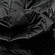 Мембранная курточная ткань на синтепоне Hugo, цвет черный. Ткани. Итальянские ткани. Ярмарка Мастеров.  Фото №4