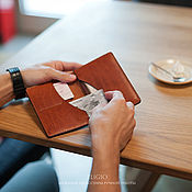 Портмоне/бумажник/бифолд из натуральной кожи Gabbiano