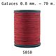 Нить для кожи круглая вощеная, полистер Galaces 050 толщина 0.8 mm, Нитки, Белгород,  Фото №1
