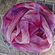 Batik scarf Shibori 145h40 cm. Scarves. RigaBatik (rigabatik). Online shopping on My Livemaster.  Фото №2